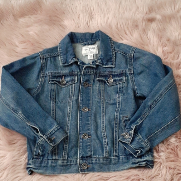 Childrens Place boys Jean jacket size 7/8 - Picture 1 of 2